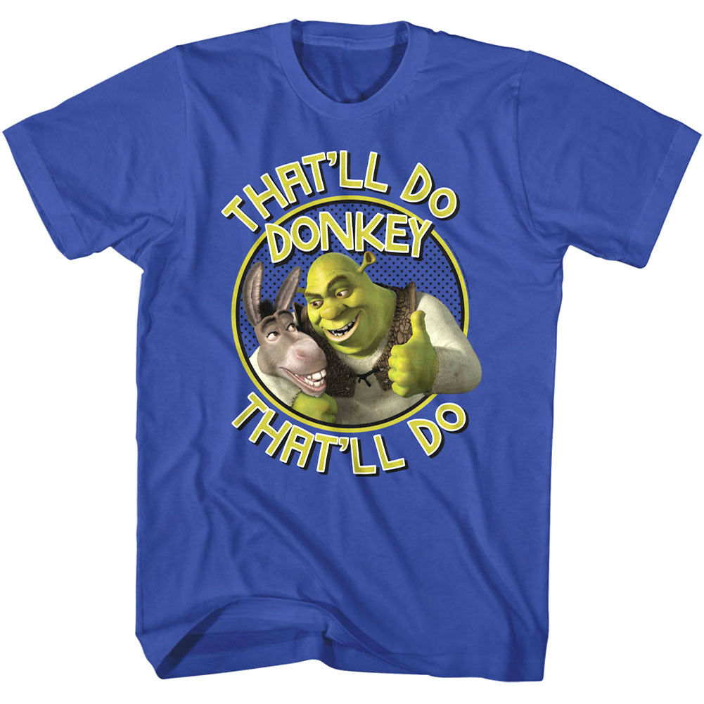Shrek That’ll Do Donkey Men’s T Shirt Ogre Cartoon Movie Eddie Murphy ...