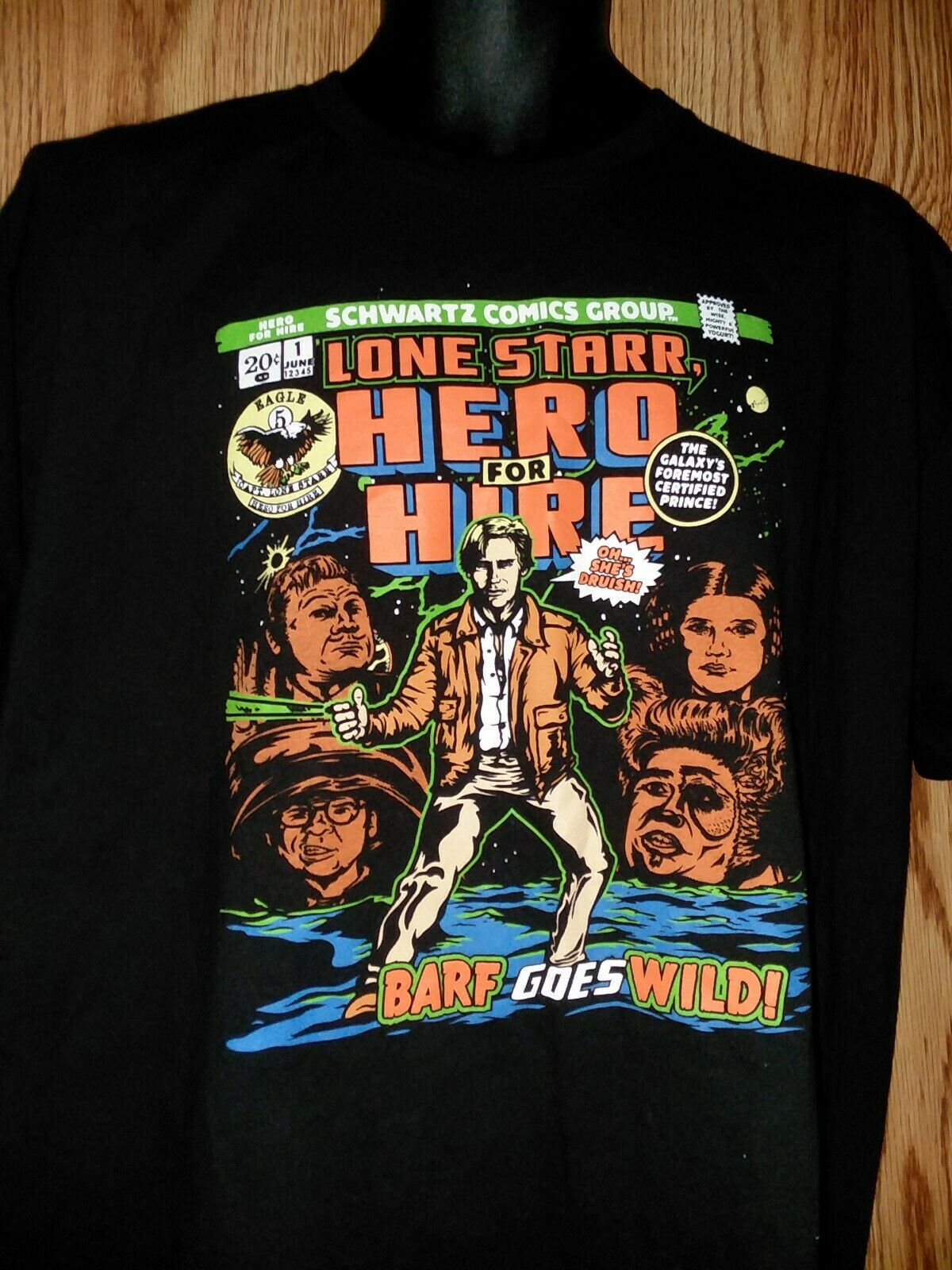 Download Tee Fury Lone Star Hero For Hire Spaceballs Shirt Xl Xetsy