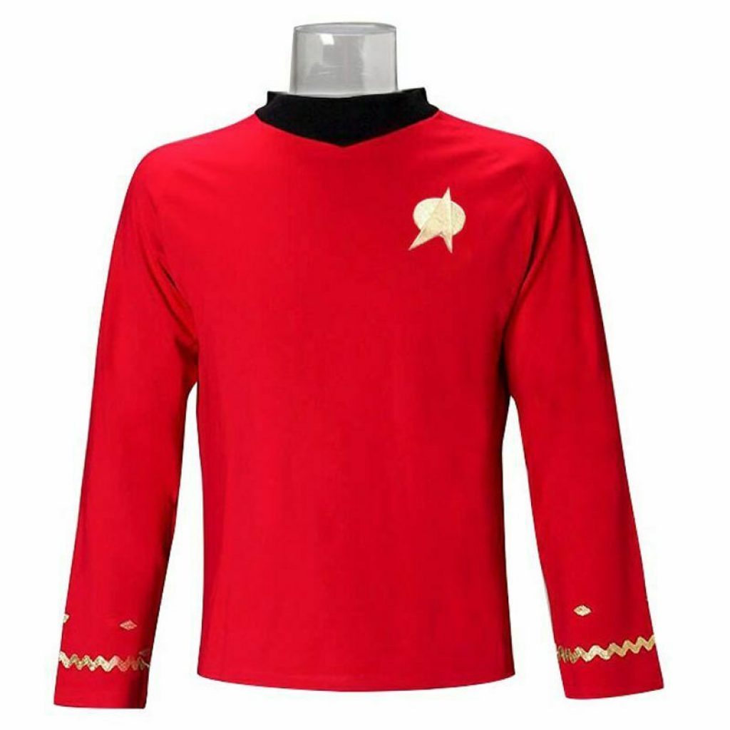 Classic Movie Star Trek TNG Deep Space Nine Uniform Long Sleeve Shirt ...