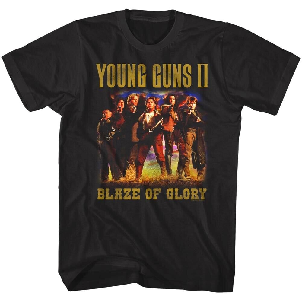 Young Guns 2 Blaze Of Glory Movie Poster Men S T Shirt Emilio Estevez Kiefer Top Xetsy