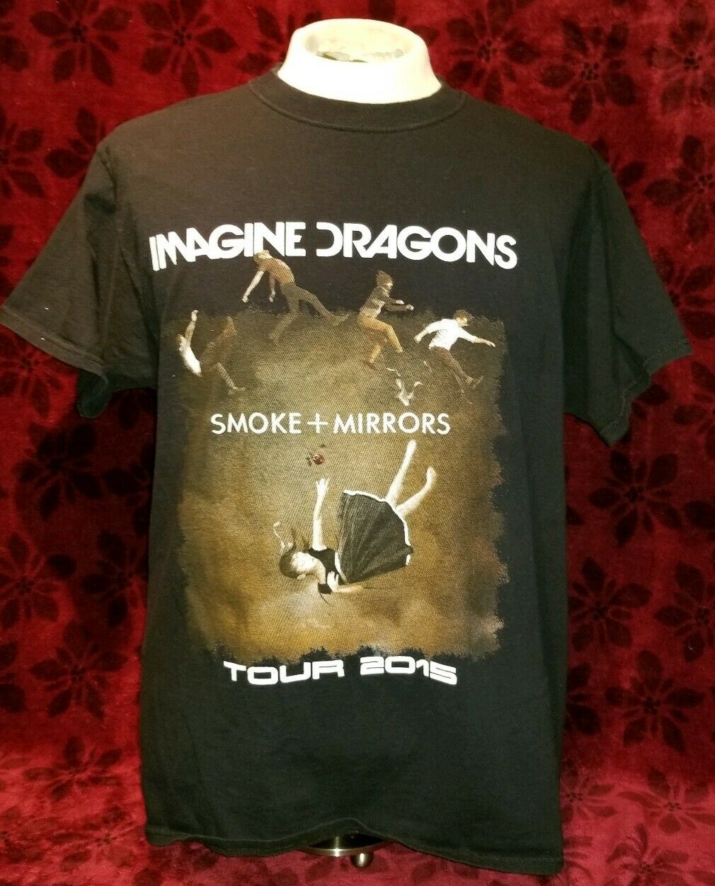 Nouveau Imagine Dragons Smoke Mirrors Rock Band Homme T-shirt noir taille S à 3XL 