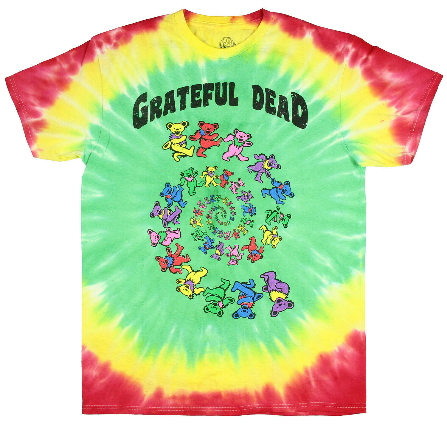 Grateful Dead Steal Your Base Spiral New York Yankees Tie Dye T-shirt