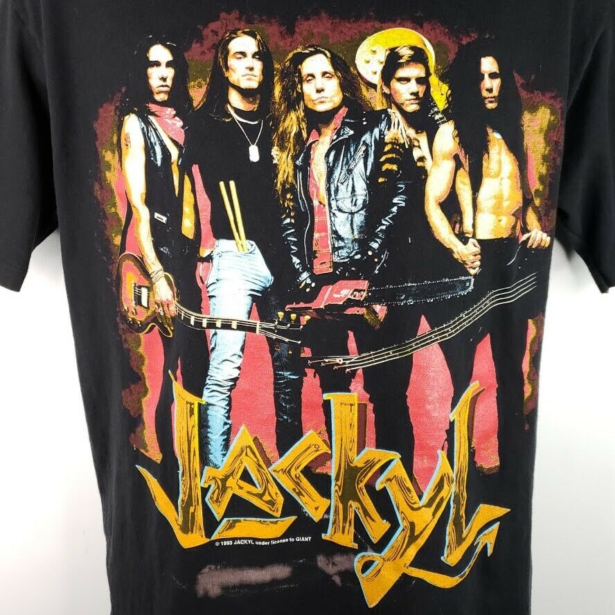 Jackyl T Shirt Vintage 90s 1993 Rock Me Roll Me Jackyl Me Off Made