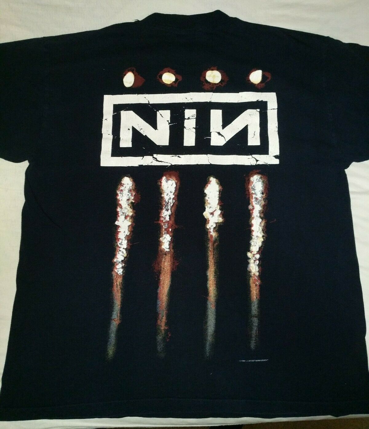 Vintage 1994 Nine Inch Nails Downward Spiral Tour T Shirt XL 90s – xEtsy