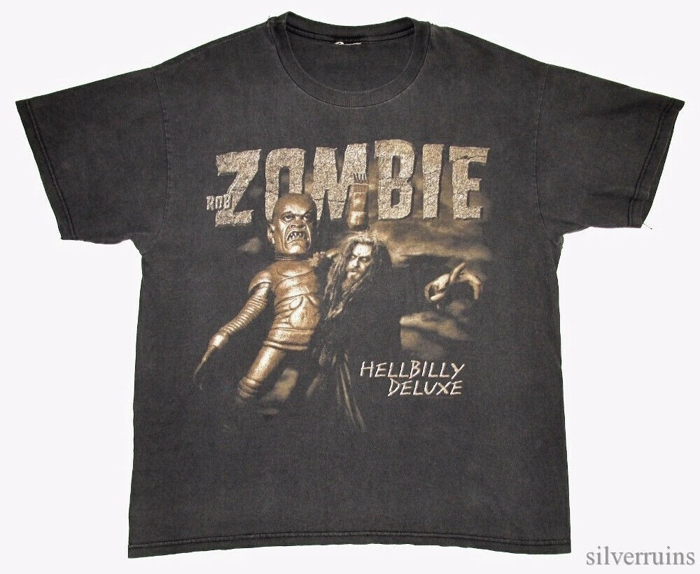 Rob Zombie Vintage T Shirt 90's 1999 Hellbilly Deluxe Tour Concert 