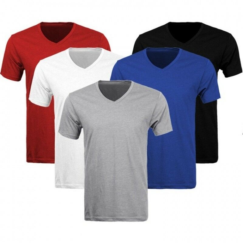 Mindful ufuldstændig Persuasion 3-6 Pack Lots Men's Plain Slim Fit Plain V-Neck T-Shirts Muscle Tee Short  Sleeve – xEtsy