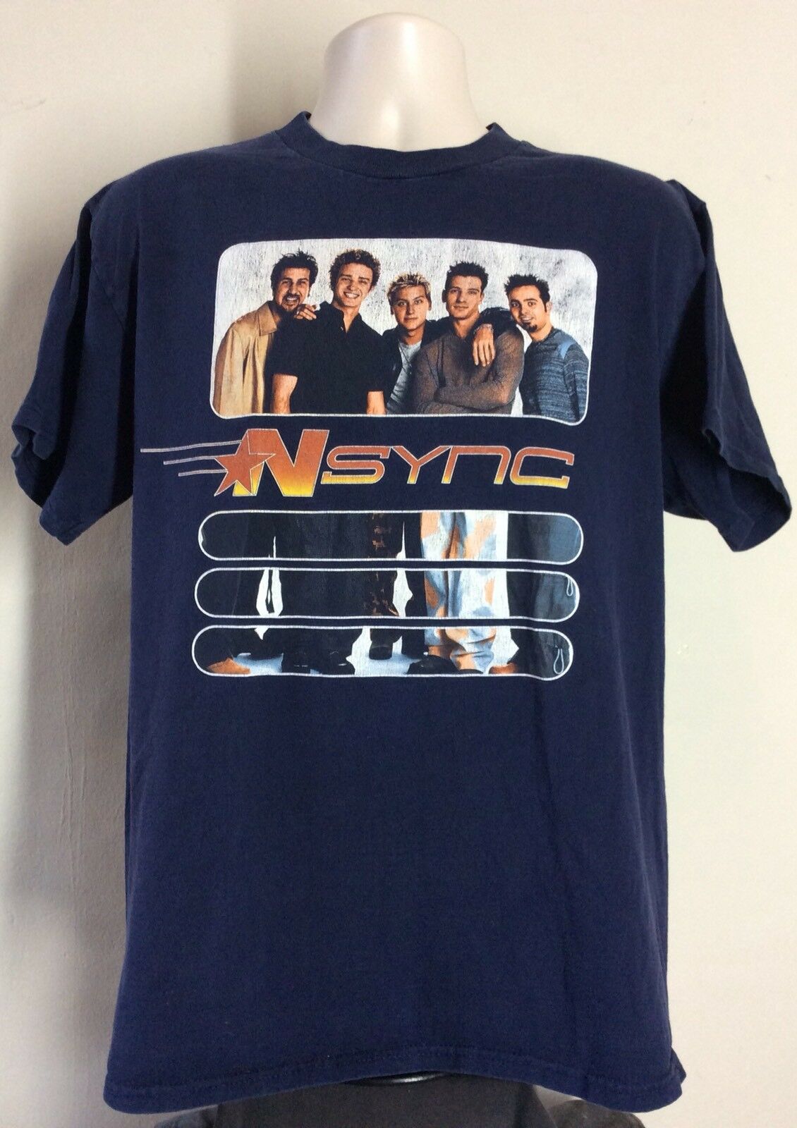 bille konsulent Vedrørende Vtg 90s NSync T-Shirt Blue L Boy Band Justin Timberlake N Sync Pop Group –  xEtsy