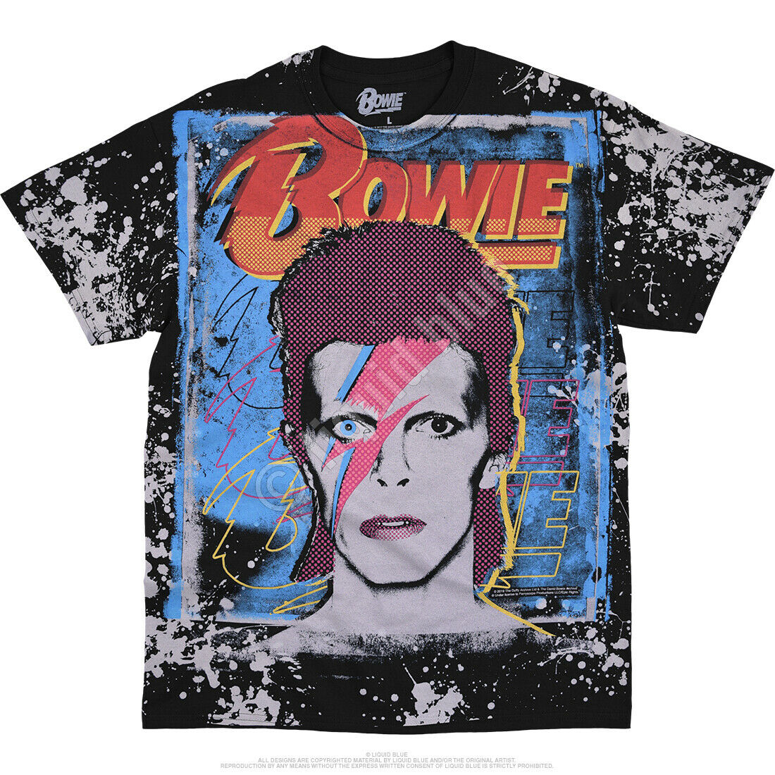 David Bowie Ziggy Havok Black T Shirt S M L Xl Xxl Stardust Spiders From Mars Xetsy
