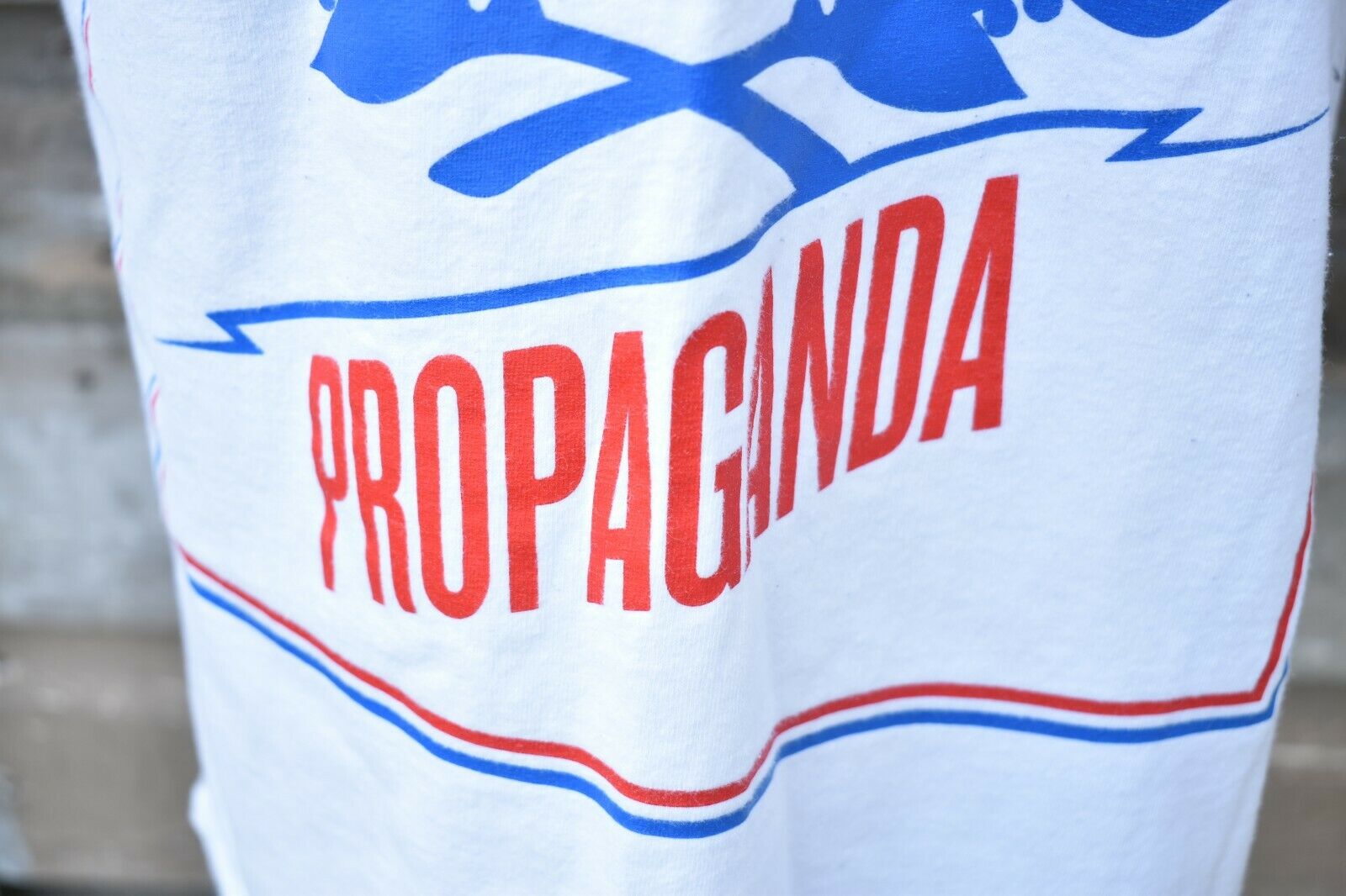 Vintage Obey 'propaganda' Blue T-shirt, Size Small 