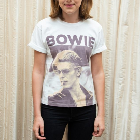 VINTAGE DAVID BOWIE T SHIRT (Milly Bobby Brown – Stranger Things)