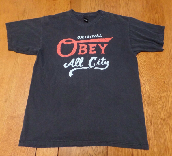 #2423-9 Original OBEY All City Graphic T-Shirt L