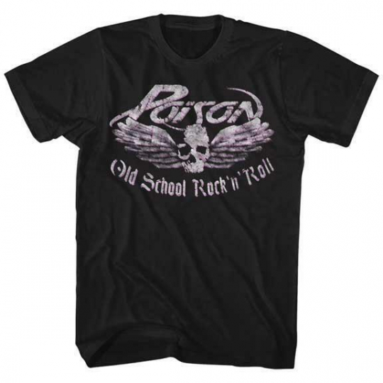 80's OLD SCHOOL ROCK N ROLL Poison Glam Hair Metal Rock Band Licensed T-Shirt