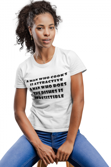 A Man Who Does Dishes Is Irresistible Funny Adult Shirt Women Men Tank S M L XL