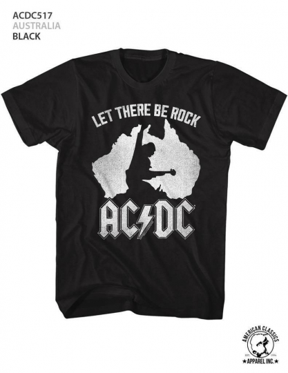 AC/DC Australia Black Adult T-Shirt