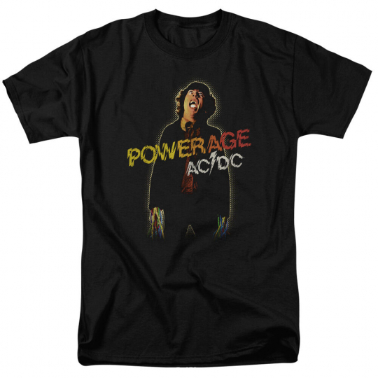 ACDC POWERAGE Officially Licensed Men's Graphic Band Tee Shirt SM-6XL