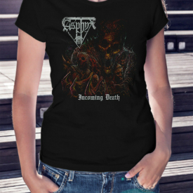 ASPHYX Women Lady T-shirt Metal Tee Shirt Incoming Death BOLT THROWER