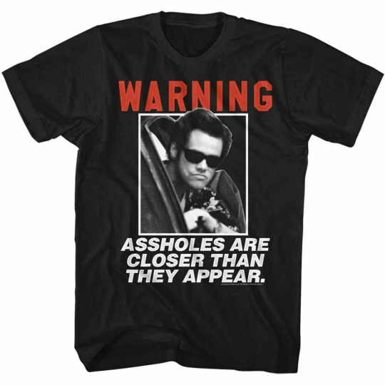 Ace Ventura Acehole Black Adult T-Shirt
