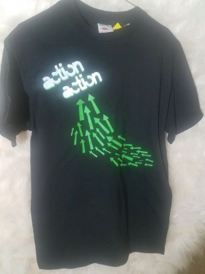 Action Action band t shirt 
