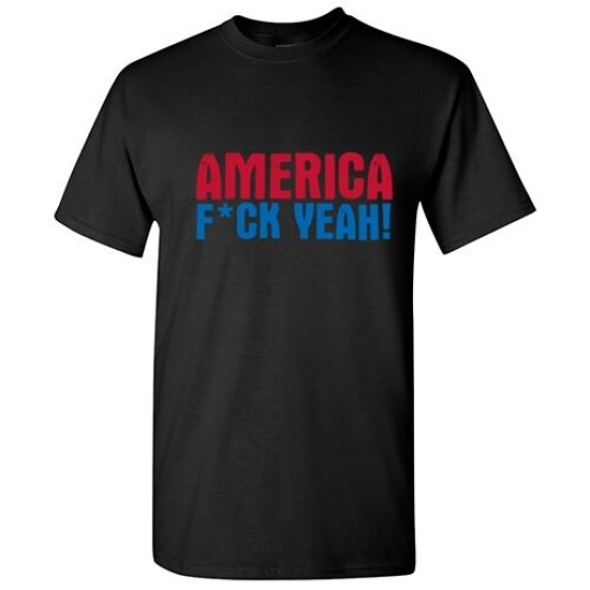 America 4th of July  Offensive Humor Gift Adult Cool Funny Novelty T-Shirts