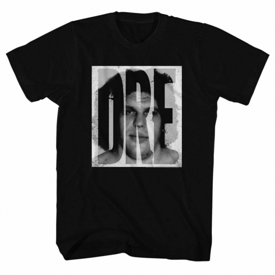 Andre The Giant Dre Black T-Shirt
