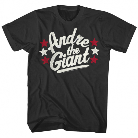 Andre The Giant Wrestler Eighth Wonder Of The World Stars Adult T-Shirt Tee