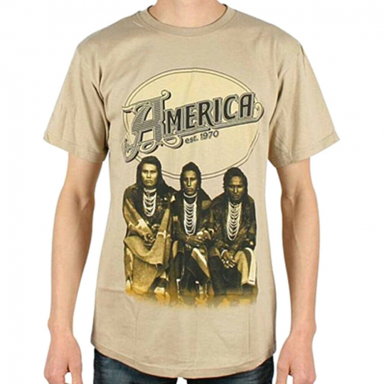 Authentic AMERICA Logo T-Shirt S M L XL NEW