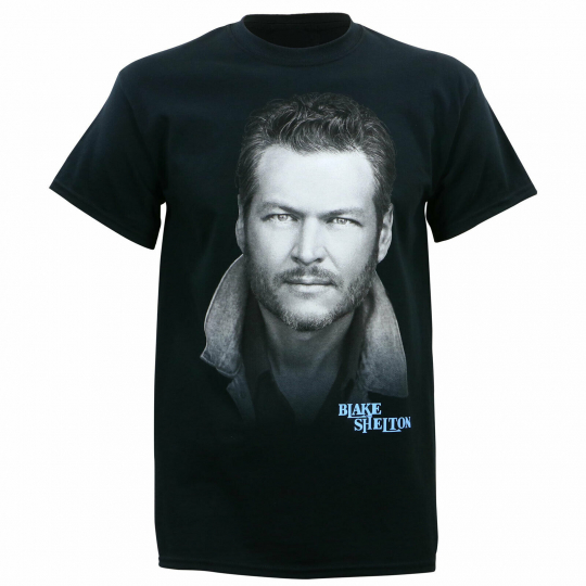 Authentic BLAKE SHELTON Portrait Country Music T-Shirt S-2XL NEW