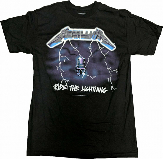 Authentic METALLICA Ride The Lightning T-Shirt S-2XL NEW