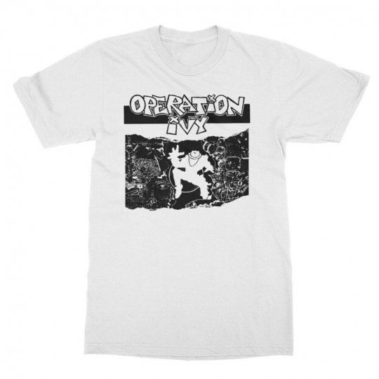 Authentic OPERATION IVY Energy T-Shirt White S M L XL 2XL NEW