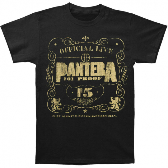 Authentic PANTERA Live 101 Proof Slim Fit T-Shirt S M L XL XXL NEW