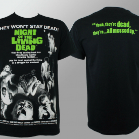 Authentic Romero’s Night Of the Living Dead Movie Poster T-Shirt S M L XL NEW