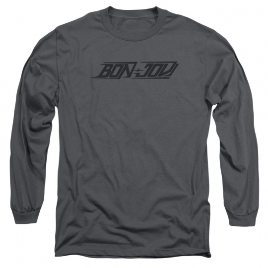 BON JOVI NEW LOGO Licensed Adult Men's Long Sleeve Band Tee Shirt SM-2XL