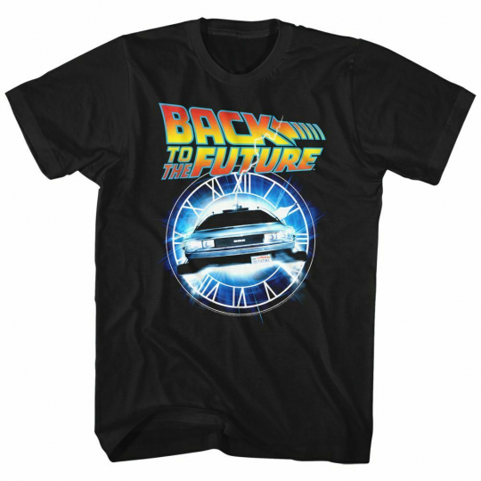 Back to the Future Out Of Time Adult T-Shirt