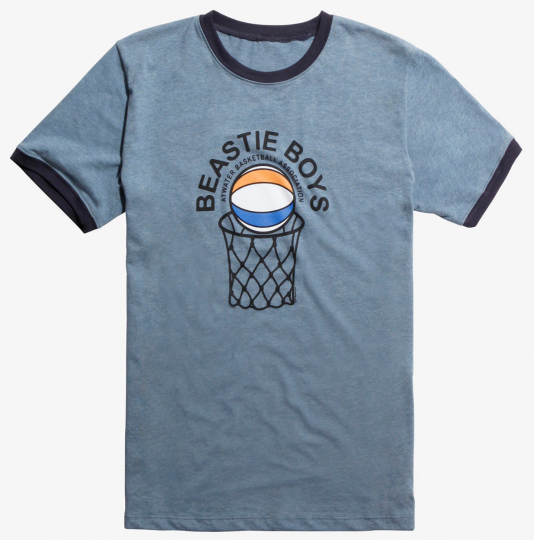 Beastie Boys ATWATER BASKETBALL ASSOCIATION RINGER T-Shirt NWT Official