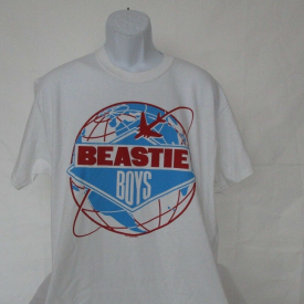 Beastie Boys White Band Concert T-Shirt – Adult Size Large NEW