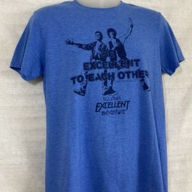 Bill And Ted’s Excellent Adventure Keanu Reeves Blue Size Medium T-Shirt
