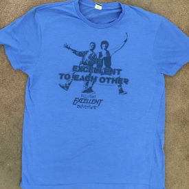 Bill and Ted’s Excellent Adventure Mens T-Shirt Loot Crate Exclusive Medium