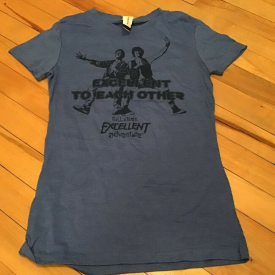 Bill and Ted’s Excellent Adventure blue Small T-shirt Lootcrate