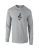 Black Treble Clef T-Shirt Sport Gray Long Sleeve Music Band Tee Shirt S-5XL