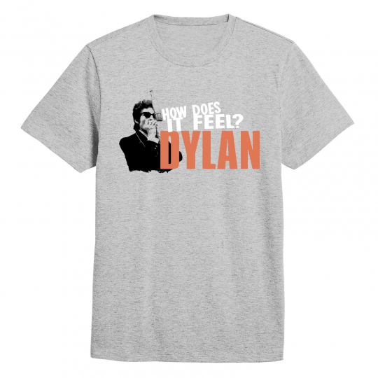 Bob Dylan Like a Rolling Stone Mic Pose Official Tee T-Shirt Mens