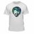 Bob Ross Officially Licensed Galaxy Face White Fitted T-Shirt