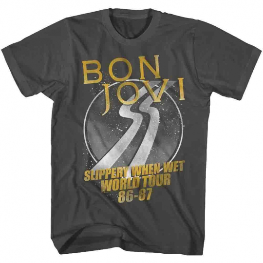 Bon Jovi World Tour Smoke Adult T-Shirt