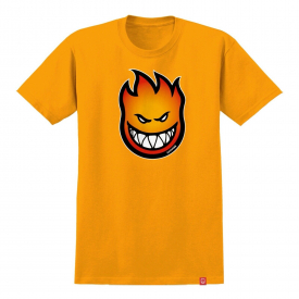 Brand New Mens Spitfire Bighead Fade Fill T-shirt Orange