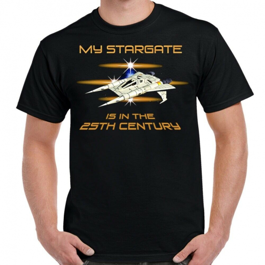 Buck Rogers 25th Century Stargate Adult T-Shirt