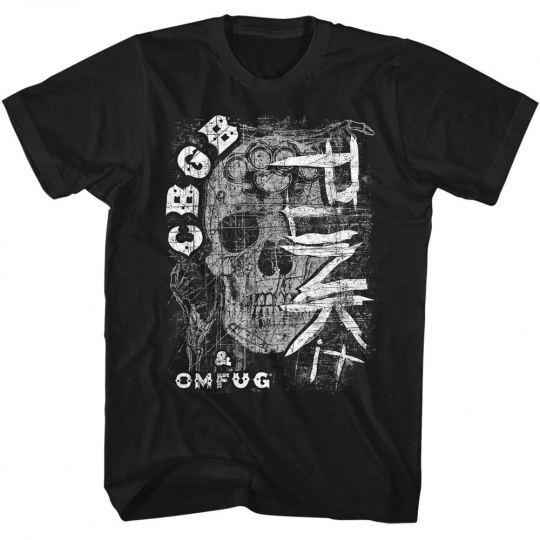 CBGB & OMFUG Mens T-Shirt New PUNK IT Rock Music in 100% Black Cotton SM - 5XL