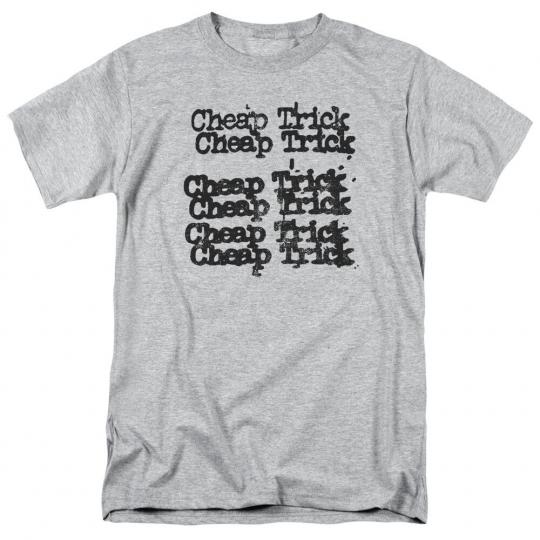 CHEAP TRICK CHEAP TRICK LOGO Licensed Adult Men's Graphic Band Tee Shirt SM-5XL