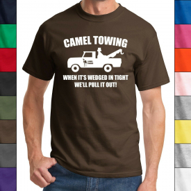 Camel Towing Funny T Shirt Adult Humor Rude Gift Tee Shirt Tow Truck Unisex Tee