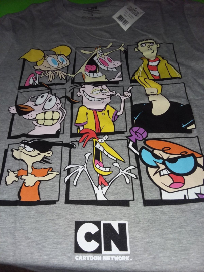 Cartoon Network T-shirt Show Characters Squares Graphic T-Shirt NWT Sizes Varies