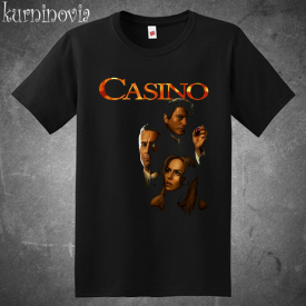Casino Classic Mafia Gangster Movie Men’s Black T-Shirt Size S to 3XL