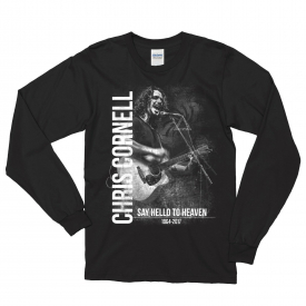 Chris Cornell Tribute 100% Cotton LS T-shirt * Created by SpitFire Studio Inc*